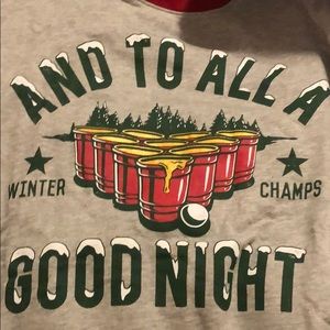 Brand new with tags beer pong crew neck